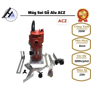 Máy soi gỗ phay gỗ alu -máy soi chỉ gỗ cầm tay-phay alu-tặng mũi và phụ kiện