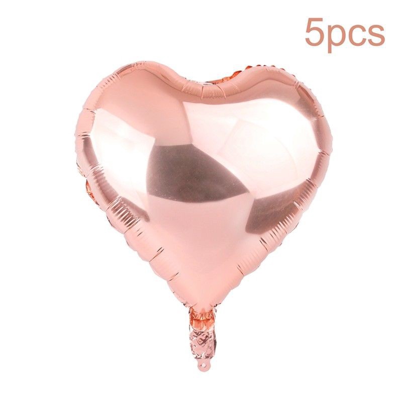 Bong bóng kèm hoa giấy foil màu vàng hồng chuyên dụng dùng trong trang trí tiệc cưới tiệc sinh nhật