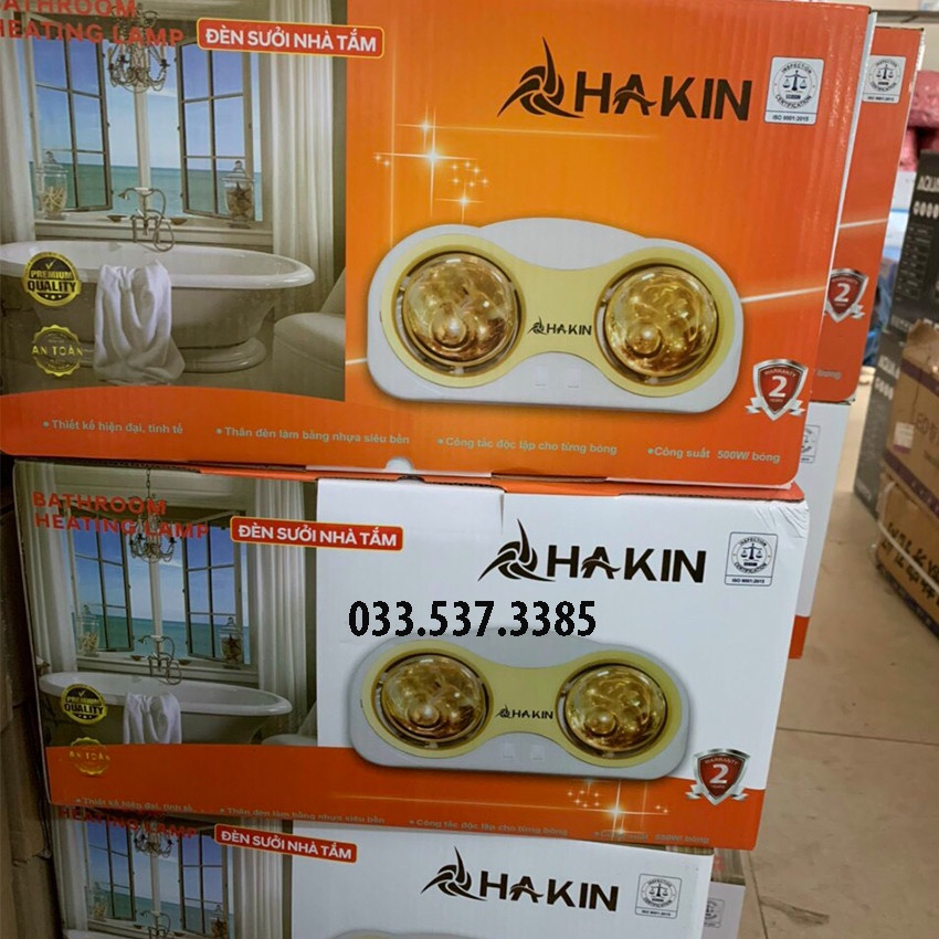 Đèn sưởi nhà tắm kottmann, đèn sưởi ấm 2 bóng và 3 bóng chất lượng cao