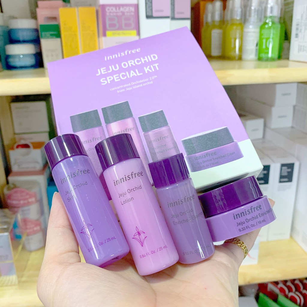 Bộ Dưỡng Trẻ Hóa Da Hoa Lan Tím Innisfree Jeju Orchid Special Kit