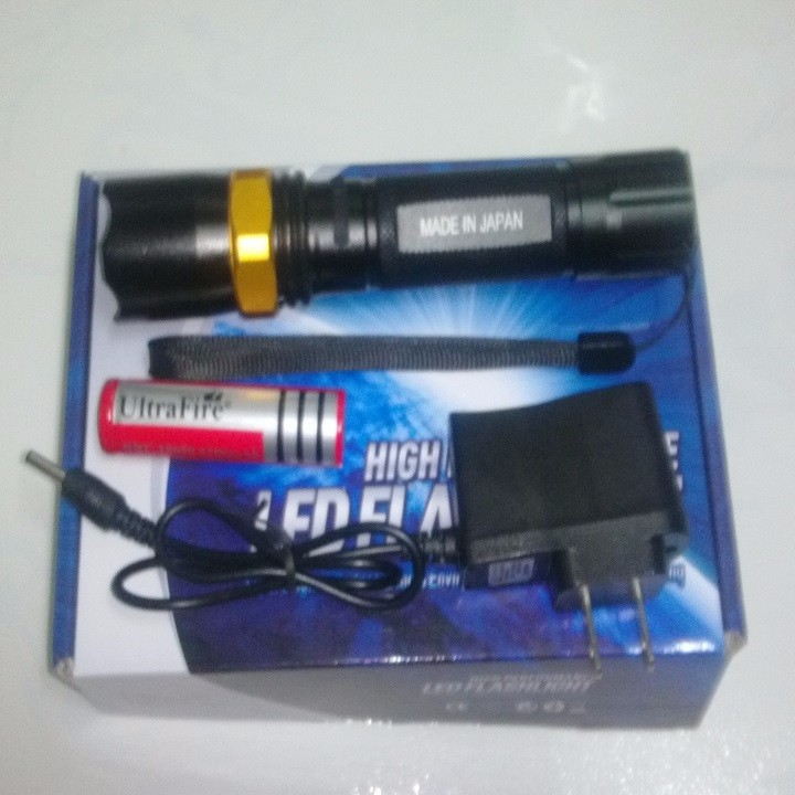 Đèn pin Police HY 001 cực sáng - fullbox có adapter để sạc