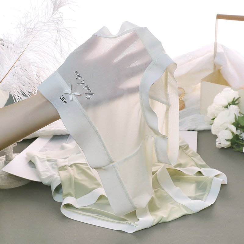 Quần Lót Nữ Siêu Mỏng, Quần Lót Su Mịn Cao Cấp Co Giãn 4 Chiều Đính Nơ Nữ Tính ZANA BRA L130