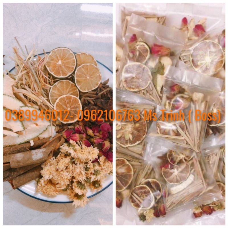 Gói lẻ Thảo Dược Xông Mặt Handmade shop An Trinh (gói 12~13gram)