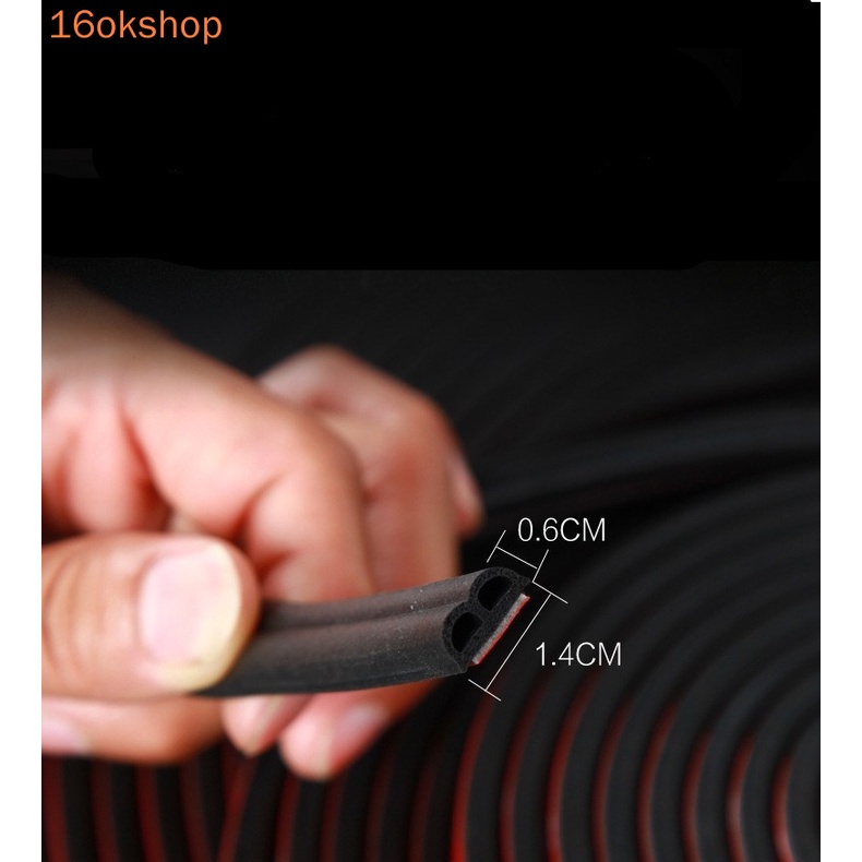 Dải Cao Su Dán Cửa Xe Hơi Chống Va Chạm Cách Âm Dài 1m