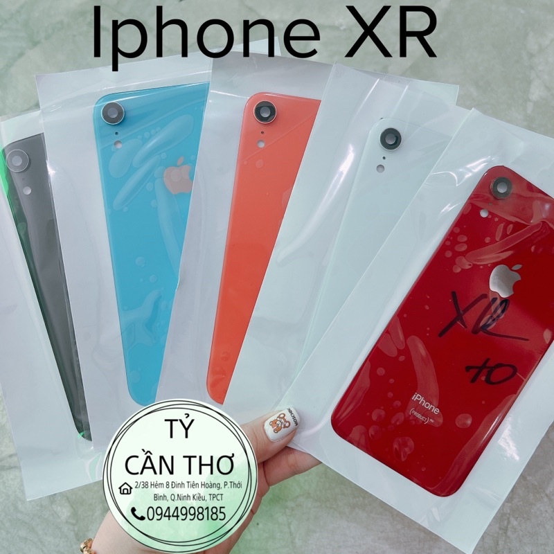 Lưng kính Iphone Xr thay thế kèm cụm kính camera siêu đẹp