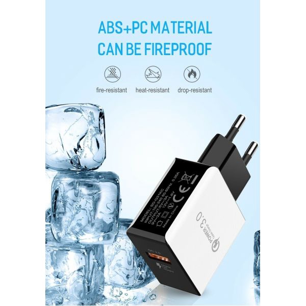 Củ Sạc Nhanh Cổng Usb Cho Samsung Android Iphone Lg