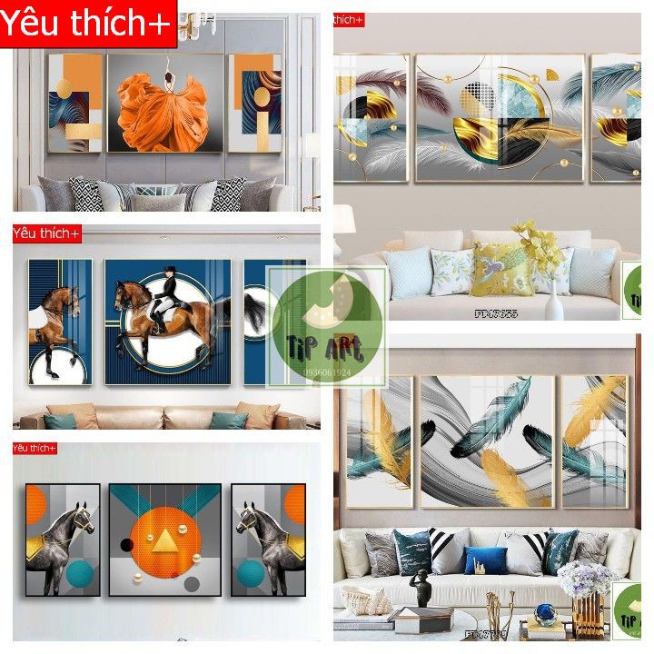 Tranh tráng gương 🍁Free Ship🍁 tranh pha lê - tranh treo tường phòng khách, tranh treo tường phòng ngủ, tranh decor