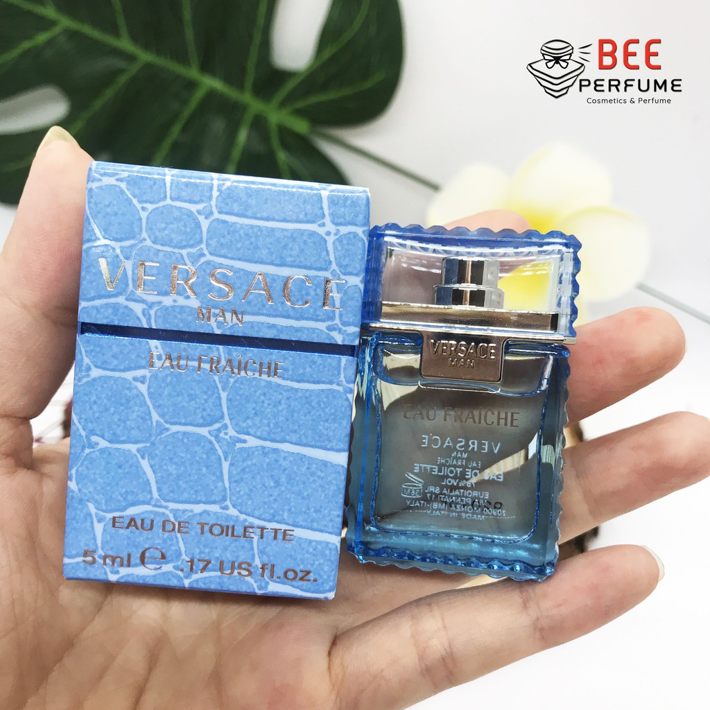 Nước Hoa Versace Man Eau Fraiche EDT mini 5ml chính hãng for Men [AUTH] | Thế Giới Skin Care