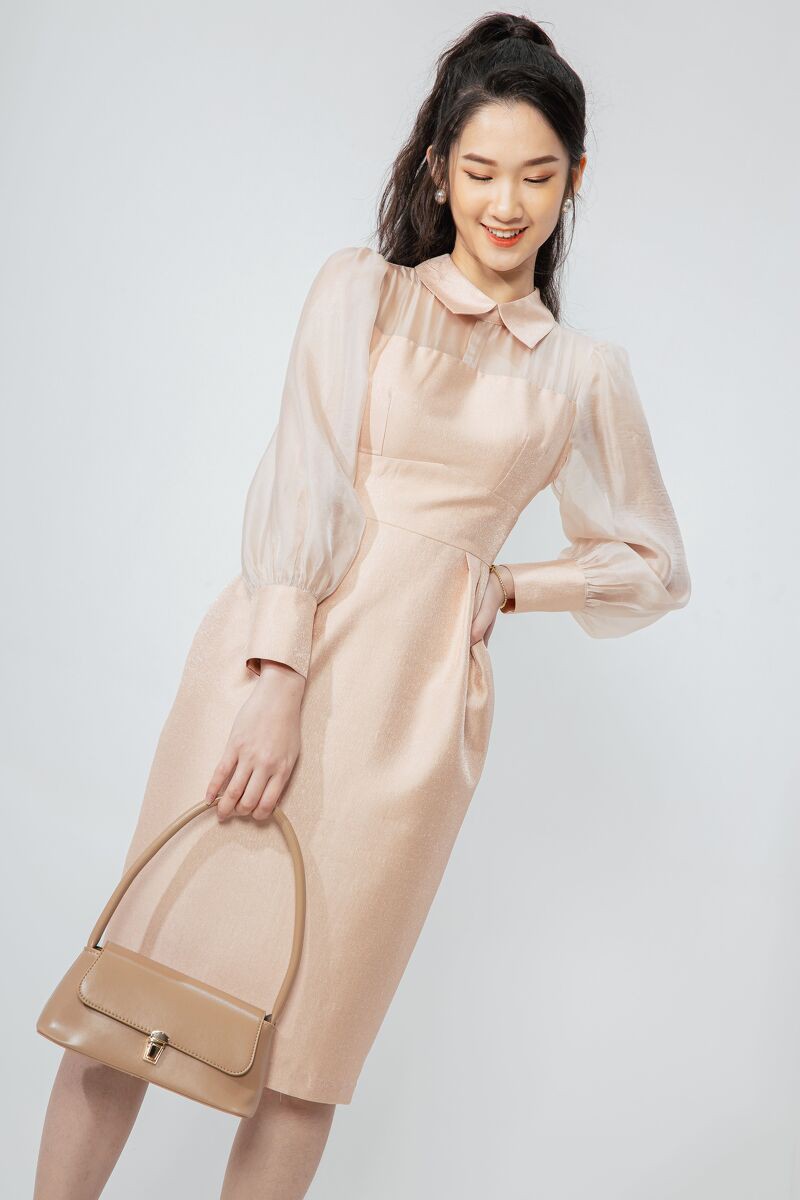 CCHAT Váy tafta cổ peterpan | BigBuy360 - bigbuy360.vn