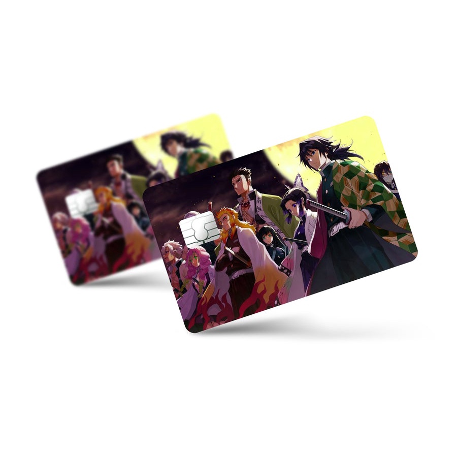 DEMON SLAYER | Miếng Dán Skin Thẻ ATM, Thẻ Ngân Hàng, Thẻ Xe, Thẻ Chung Cư ✨ Sticker Card - Skin Card