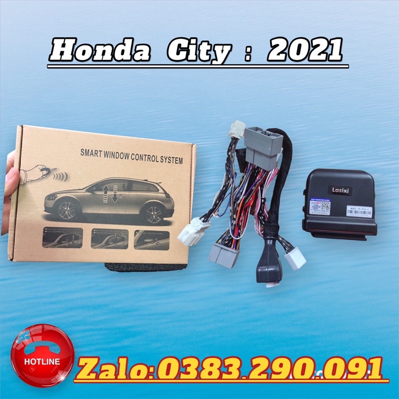 Tự Động Gập Gương Và Lên Xuống Kính Honda City 2021-2022 Hãng Lasixi