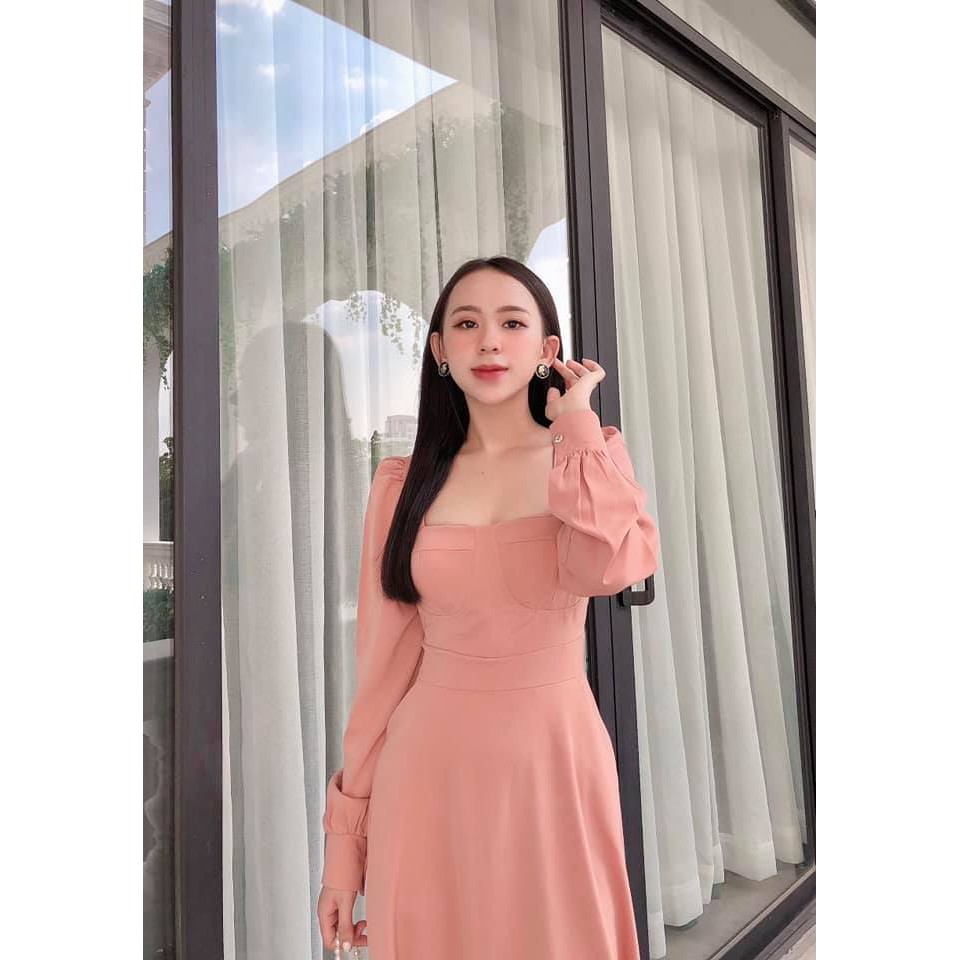 🌸 Maxi vàng hồng xoè cúp ngực 🌸, vàng, hồng, hình ảnh thật 100% chính chủ, giá tốt, chất lượng cao, hàng loại 1, giá rẻ