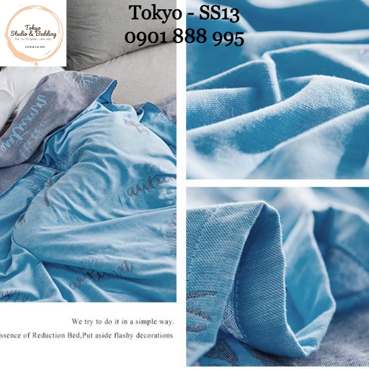 [XẢ KHO] Chăn văn phòng vải xô gọn nhẹ, thoáng mát (2 lớp)