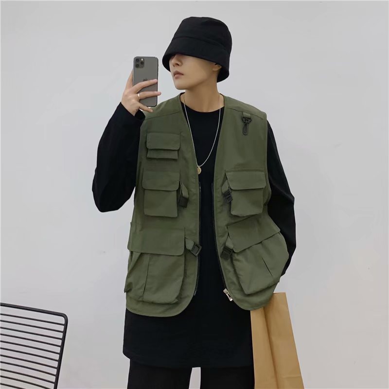 Áo Gi Lê (Gile), Áo Khoác Mùa Thu, Đông Nam Nữ Dễ phối đồ, chất kaki nhẹ, đẹp Form Unisex
