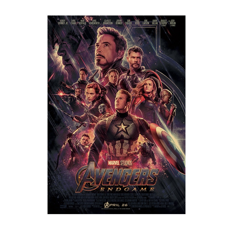 Giấy Dán Tường Hình Truyện Tranh Marvel 50.5 * 35cm