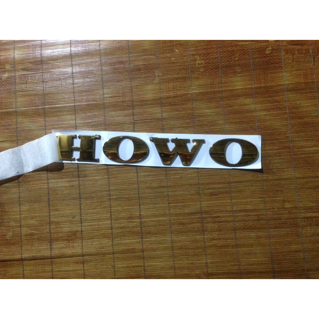 Chữ Howo, Sinotruck nhựa ABS màu Vàng