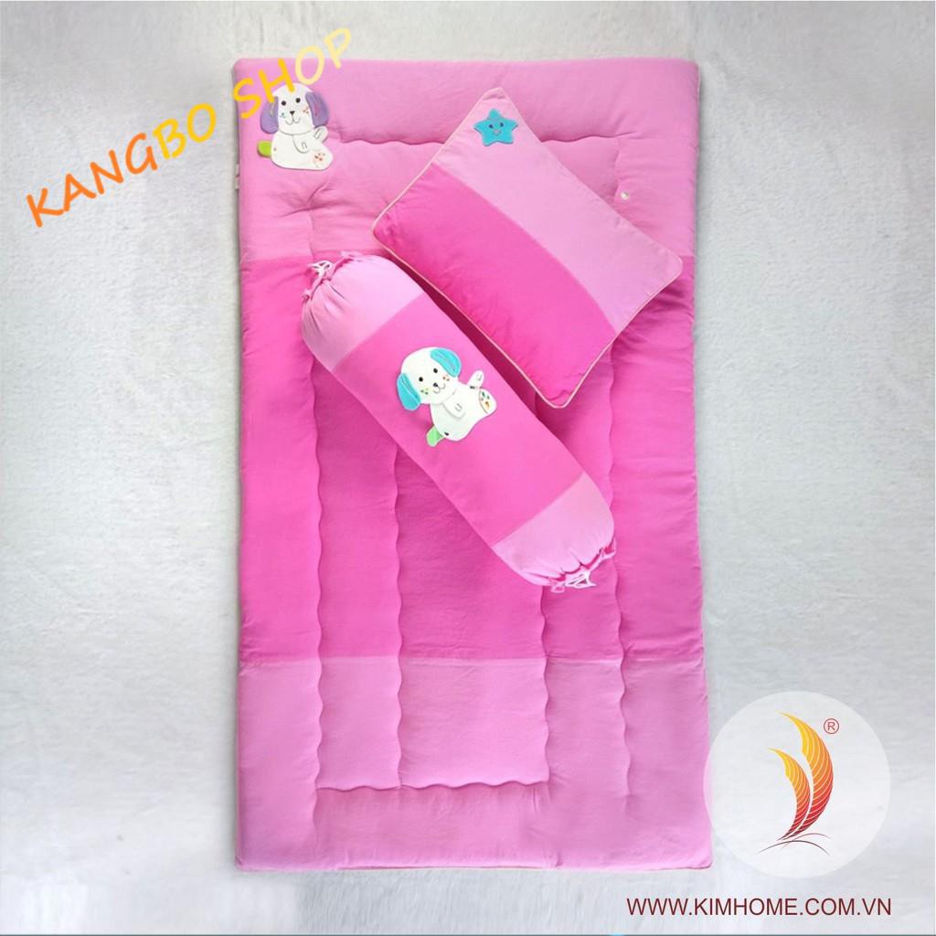 Nệm Gối cho bé đi học bán trú mầm non, nhà trẻ thương hiệu KimHome chất lượng cao mẫu mã ngộ nghĩnh đáng yêu