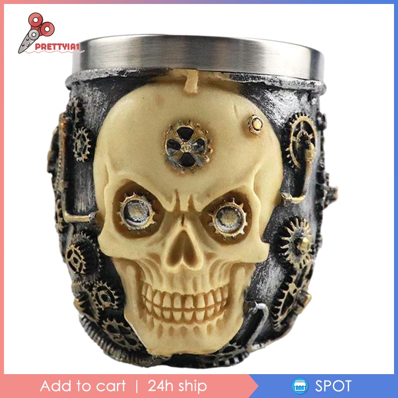 Cốc Đựng Xà Phòng Hình Đầu Lâu Prettyia1 Chịu Được Sức Nặng Cho Nam