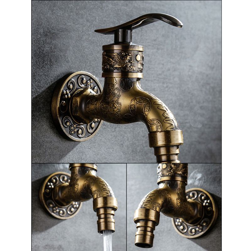 Vòi Nước Gắn Tường Kiểu Cổ Điển Tiện Dụng Cho Nhà Tắm / Vệ Sinh