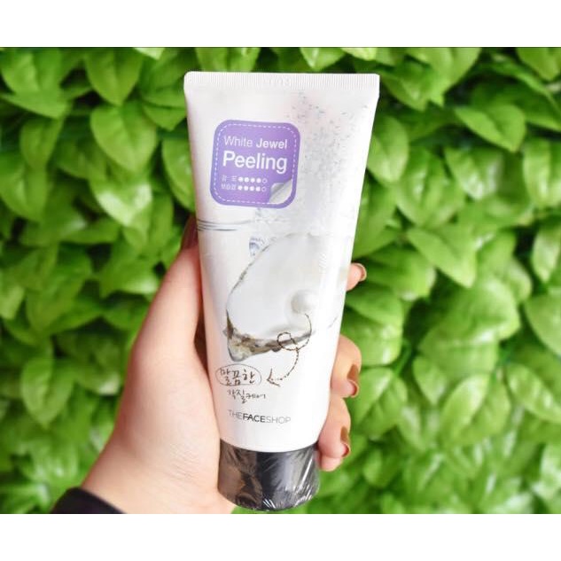 Gel tẩy tế bào chết, dưỡng da SMART PEELING WHITE JEWEL PEELING THE FACE SHOP