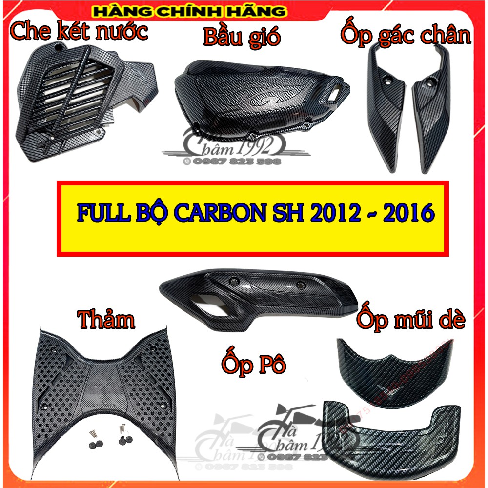 Bộ Carbon SH 2012 - 2016 ( Giá Lẻ Từng Món)
