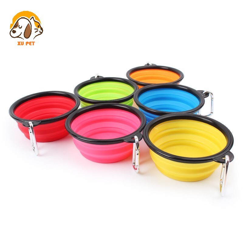 Bát Ăn Du Lịch Gấp Gọn Siêu Tiện Lợi Cho Chó Mèo