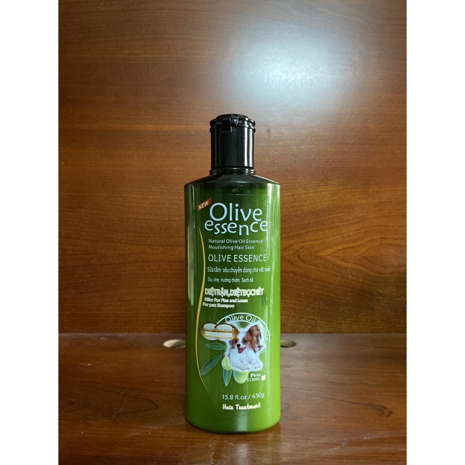 Sữa Tắm Cho Chó Mèo Olive Essence 450ml Hàng chính hãng