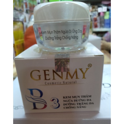 Kem Mụn Thâm-Ngừa Dị Ứng Da Dưỡng Trắng-Chống Nắng Genmy B3