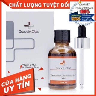 (CHÍNH HÃNG) Serum VITAMIN C giảm thâm nám trắng da Goodndoc 30ml