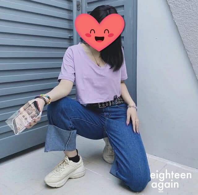 [Bigsize] Áo croptop cổ tim bigsize 65-95kg | BigBuy360 - bigbuy360.vn