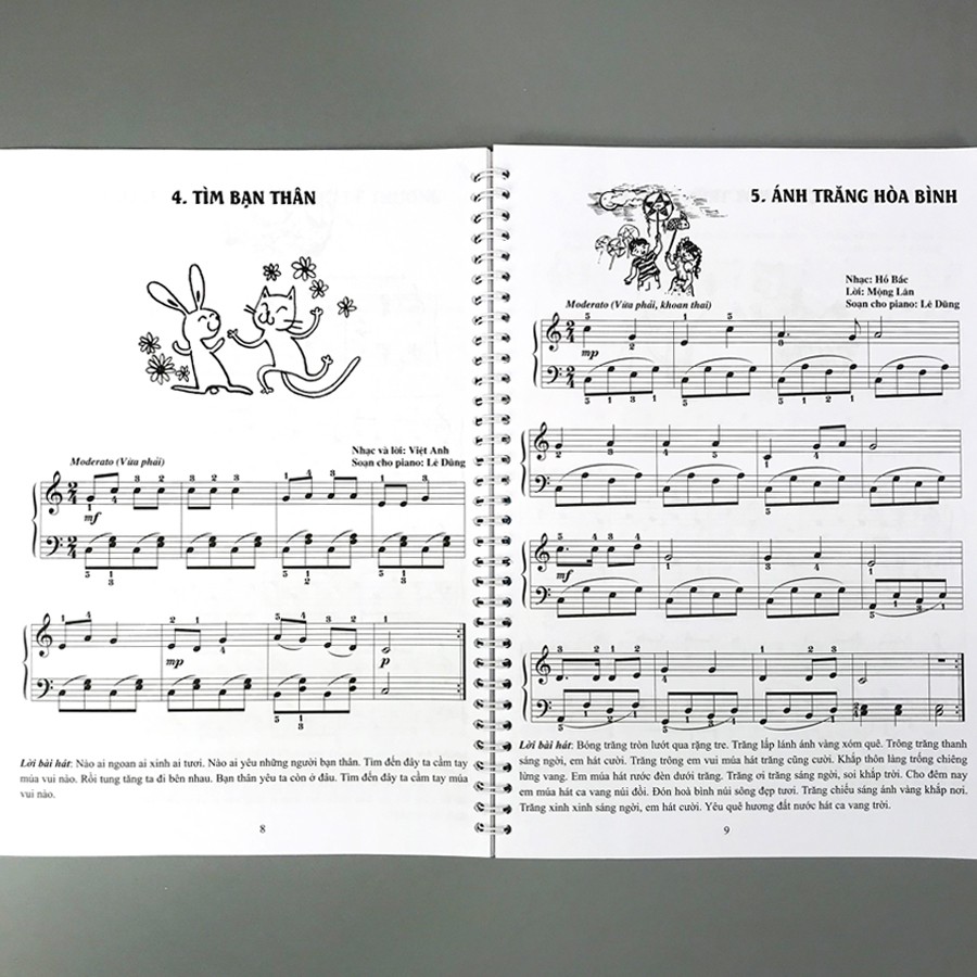Sách - Piano cho thiếu nhi - Tuyển tập 220 tiểu phẩm nổi tiếng Phần 2