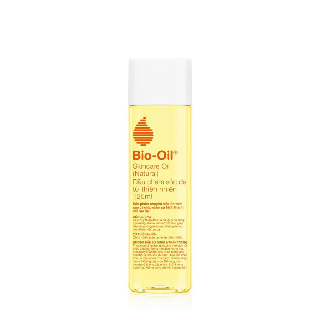 Dầu Chăm Sóc Da Thiên Nhiên Mờ Rạn Da BIO-OIL SKINCARE NATURAL OIL (Chai 125ml) - Tặng BIO-OIL SKINCARE NATURAL OIL 25ML