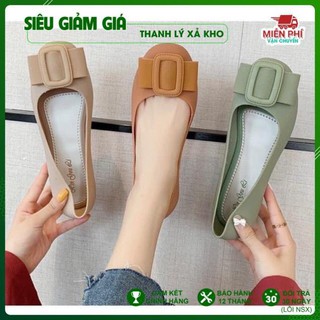 [Xả Hàng – FreeShip] GIÀY BÚP BÊ ĐÍNH NƠ SIÊU KUTE | Dễ Phối Đồ, Nhiều Style | H022
