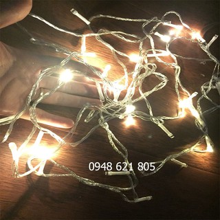 [GIÁ SỈ] Dây đèn led 5m - 34 bóng kim nhấp nháy màu vàng nắng cực đẹp trang trí ngày tết