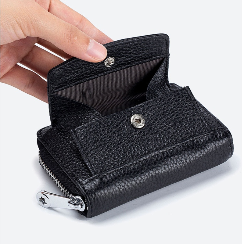 Ví Đựng Thẻ Tín Dụng / Tiền Xu RFID Phong Cách Vintage
