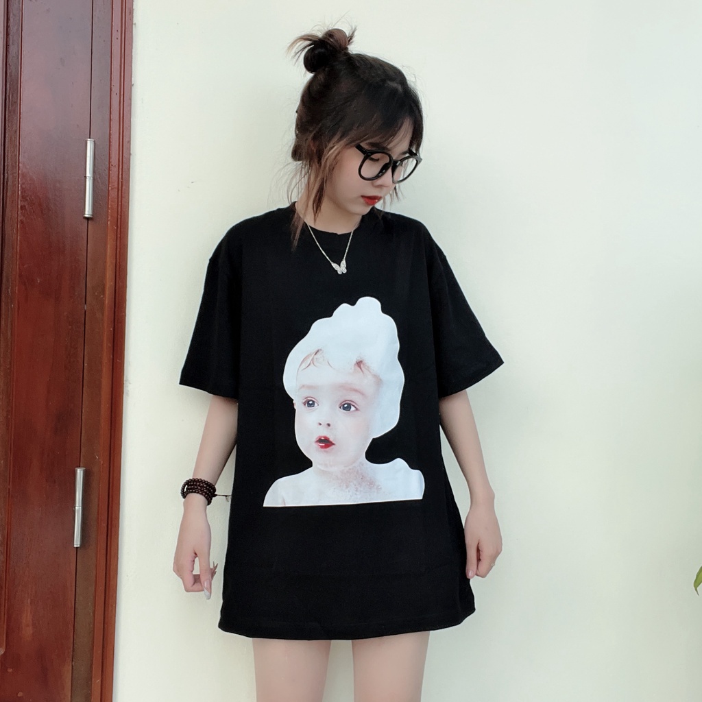 Áo thun nam nữ - Áo phông nam nữ tay lỡ form rộng 100%COTTON mát mềm mịn thấm hút mồ hôi ADLV Q4 | BigBuy360 - bigbuy360.vn