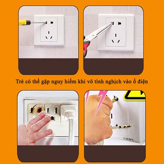 Miếng nhựa bịt ổ điện bảo vệ an toàn cho bé