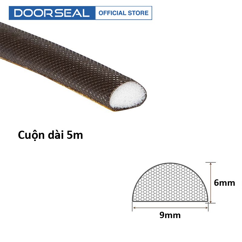 Ron Chữ D Loại Cải Tiến Tự Dính Cách Âm, Ngăn Bụi, Giảm Chấn - DOORSEAL™ (Vietnam)