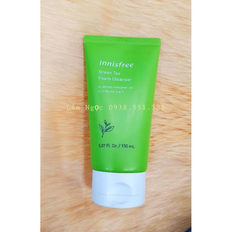 SỮA RỬA MẶT  INNISFREE TRÀ XANH 150ML