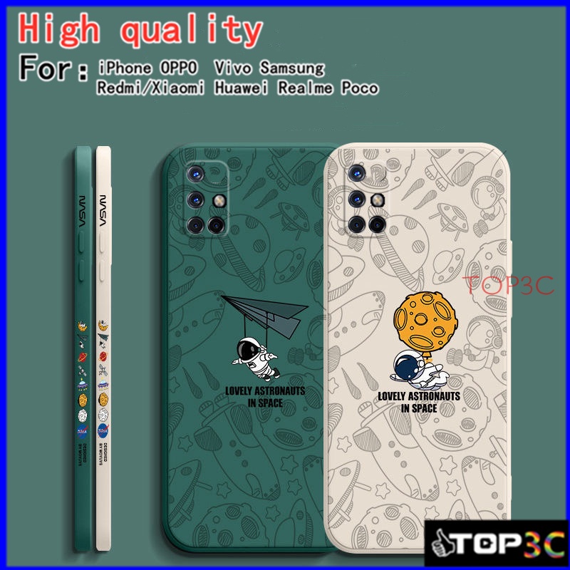 Ốp điện thoại samsung A51 ốp điện thoại samsung A71 NASA Ốp Điện Thoại Cho Samsung M51 A7 2018 A50 A50S A30S A31 A01 Core A20 A30 A10 A11 M11 A70 A20S J7 Prime A21S A01 A10S TKR