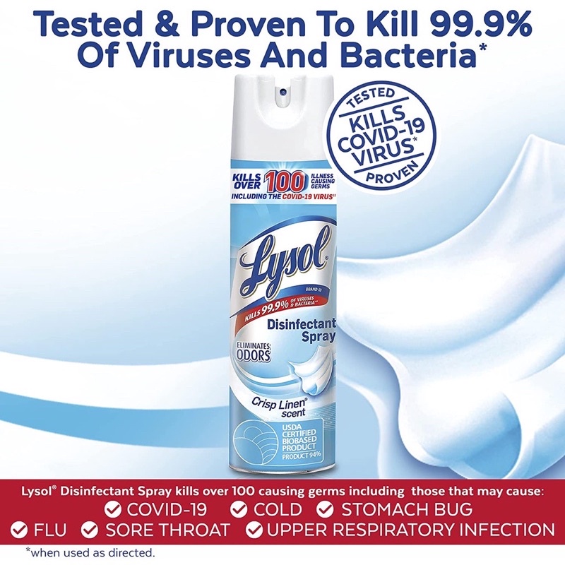 Chai xịt diệt khuẩn Lysol