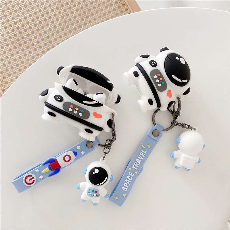 Case airpod 1/2/Pro/3 hình Phi Hành Gia Vũ Trụ
