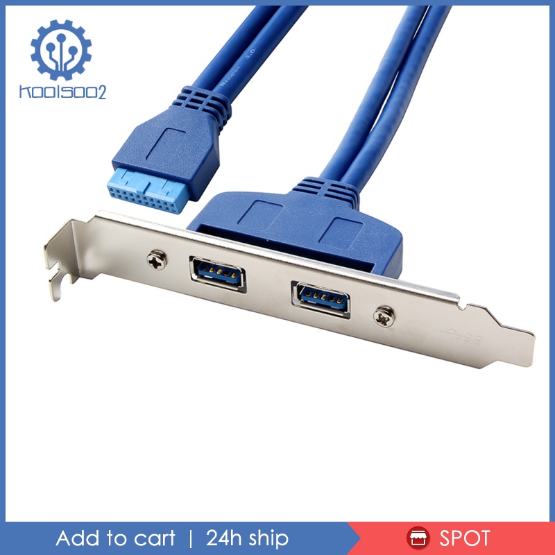 Bảng Mạch Chủ Koolsoo2 Usb 3.0 Cổng Kép Với Giá Đỡ Và Dây Cáp 20 Pin