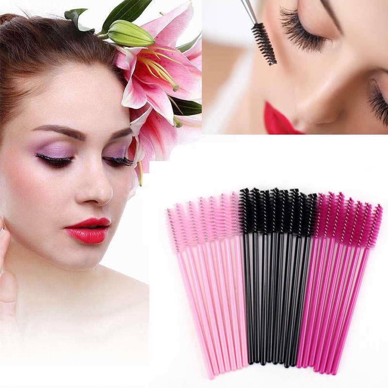 Set 50 Cọ Chải Lông Mi Trang Điểm Sử Dụng Một Lần Tiện Lợi