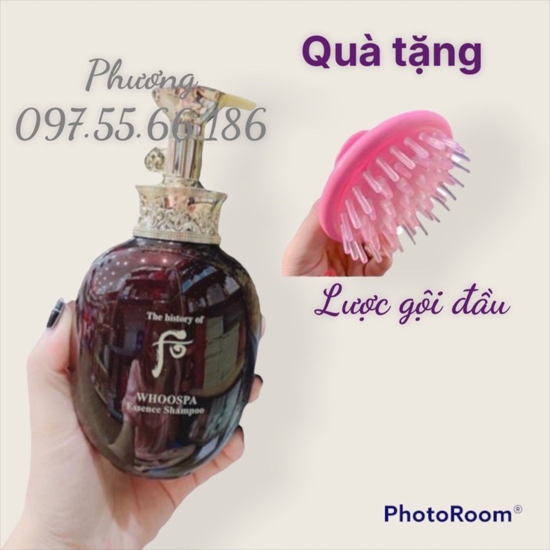 Gói dầu gội- dầu xả whoo spa shampoo - Whoo Spa Essence rinse