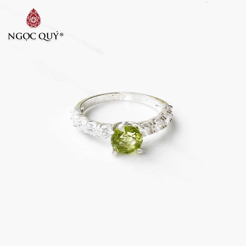 Nhẫn bạc mặt đá Prd - Ngọc Quý