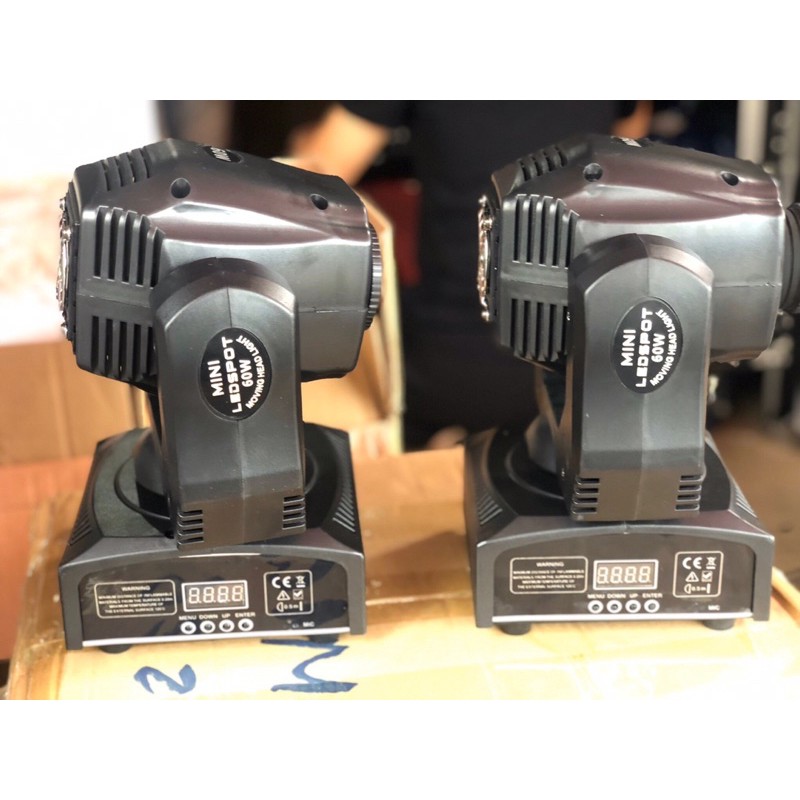 Đèn Sân Khấu Moving 60w logo 3 vòng siêu Sáng