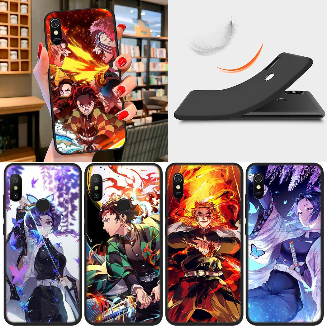 Ốp Lưng In Hình Nhân Vật Anime 62sa Demon Slaya Cho Xiaomi Redmi Note 8 9 Pro Max 8t 9s 9c