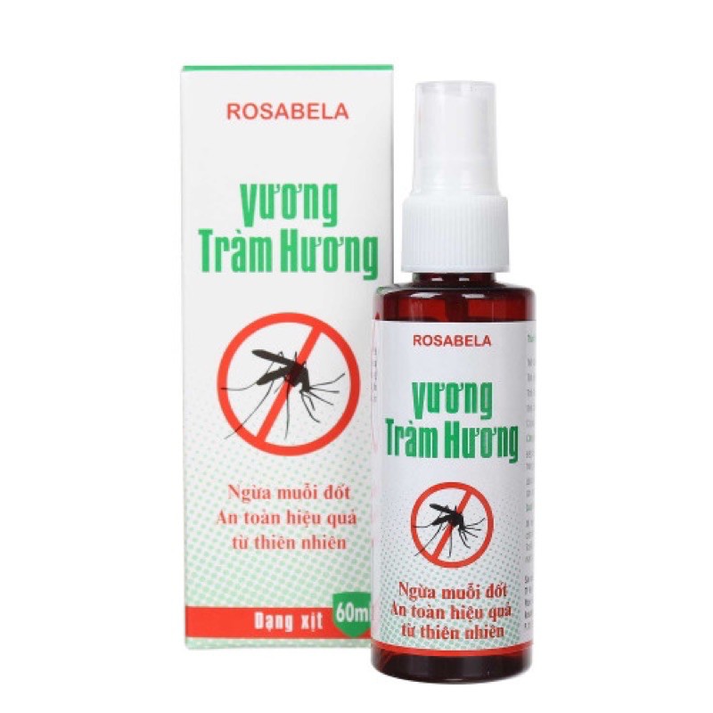 Xịt Chống Muỗi Vương Tràm Hương Rosabela 60ml