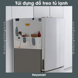 Túi treo tủ lạnh PEVA chống bụi chống thấm nước tiện dụng, túi vải treo bên hông tủ lạnh đựng đồ đa năng